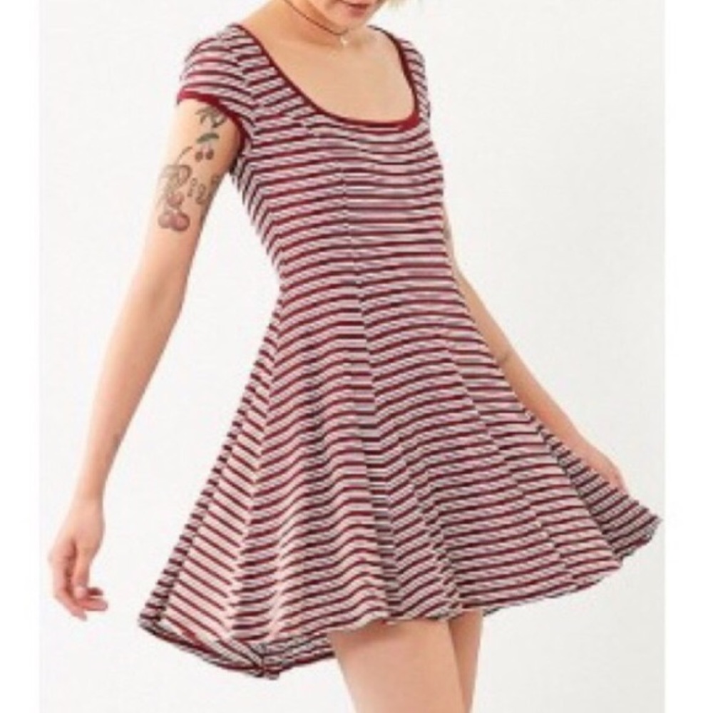 Cooperative striped skater dress